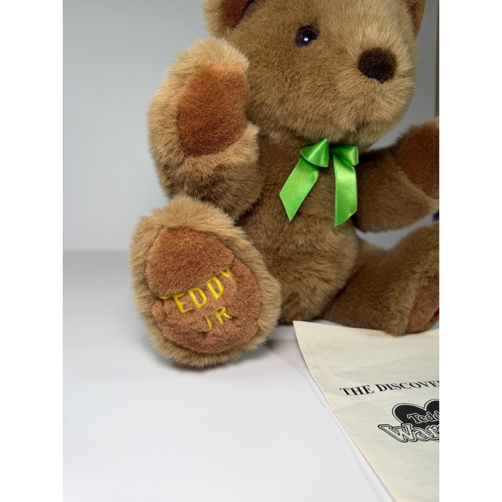 VTG Teddy Warm Heart Plush 11" Brown Microwaveable Stuffed Animal - Picture 3 of 16